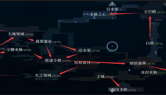 《心淵夢境》全地圖一覽 流程路線推薦