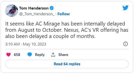 舅舅黨爆料:《刺客教條:幻景》將延期至10月發售! 舅舅黨爆料:《刺客教條:幻景》將延期至10月發售!