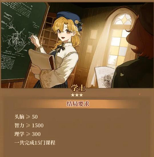 《火山的女兒》職業結局怎麽達成？全職業結局要求圖鑒