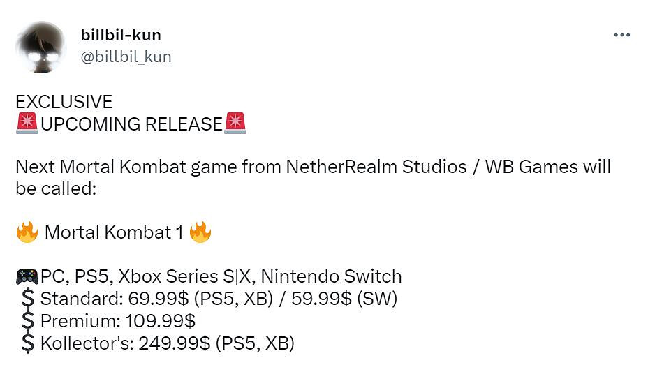 曝：真人快打新作就叫《真人快打1》！將登陸全平台