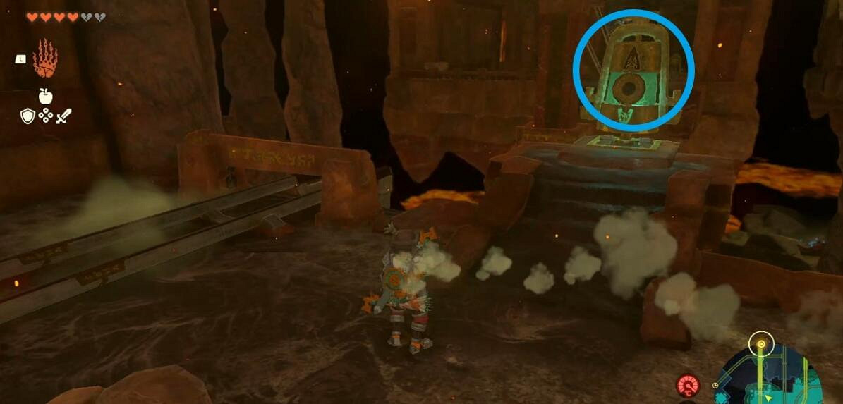 《塞爾達傳說王國之淚》火之神殿銅鑼在哪？火之神殿銅鑼位置介紹