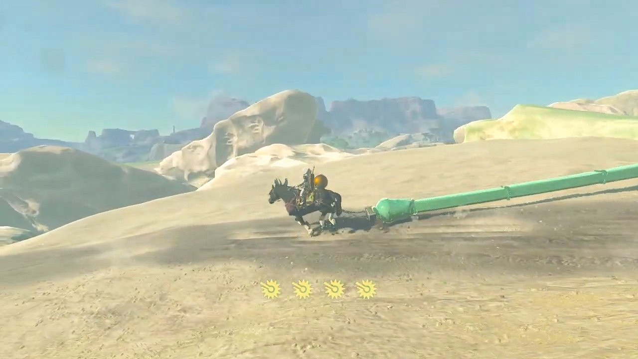 《塞爾達傳說：王國之淚》新實機 炸彈盾牌有點厲害