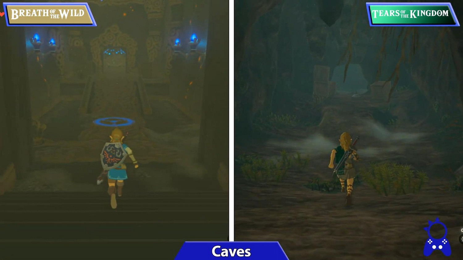 《王國之淚》與《曠野之息》對比影片 畫面有提升 《王國之淚》與《曠野之息》對比影片 畫面有提升