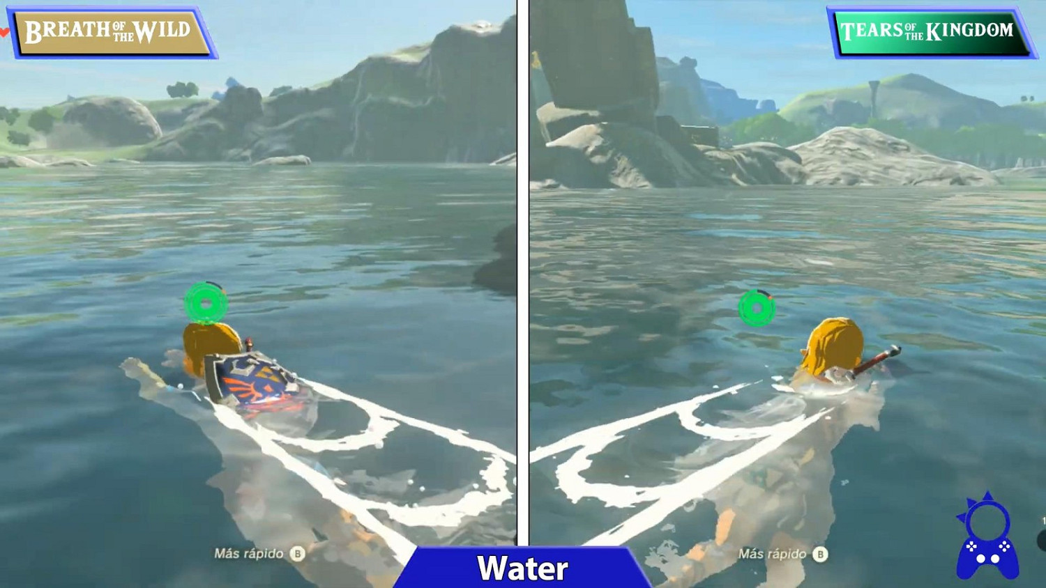 《王國之淚》與《曠野之息》對比影片 畫面有提升 《王國之淚》與《曠野之息》對比影片 畫面有提升