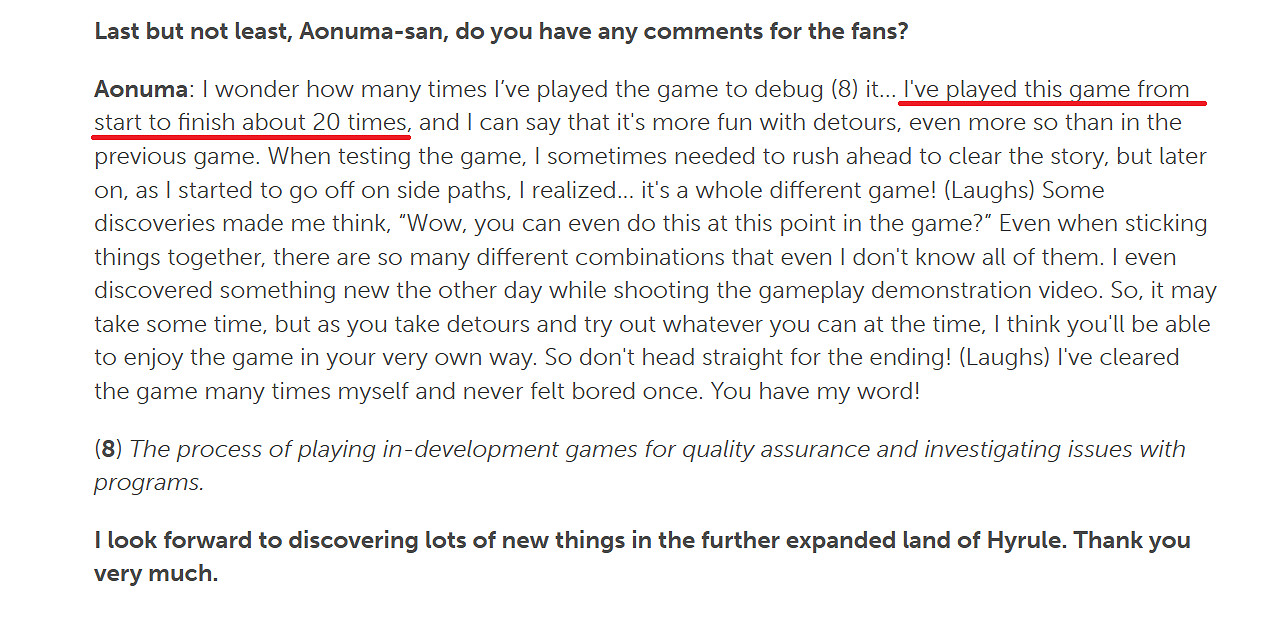 《王國之淚》製作人保證本作好玩!他自己玩了20遍! 《王國之淚》製作人保證本作好玩!他自己玩了20遍!