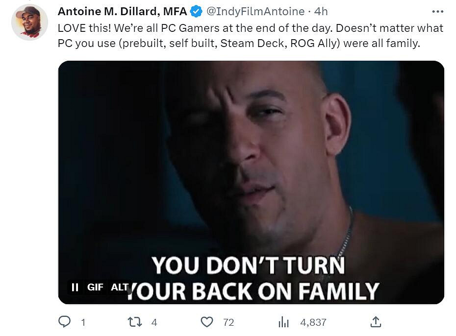 都是一家人！Steam Deck掌機官方祝賀ROG掌機發布