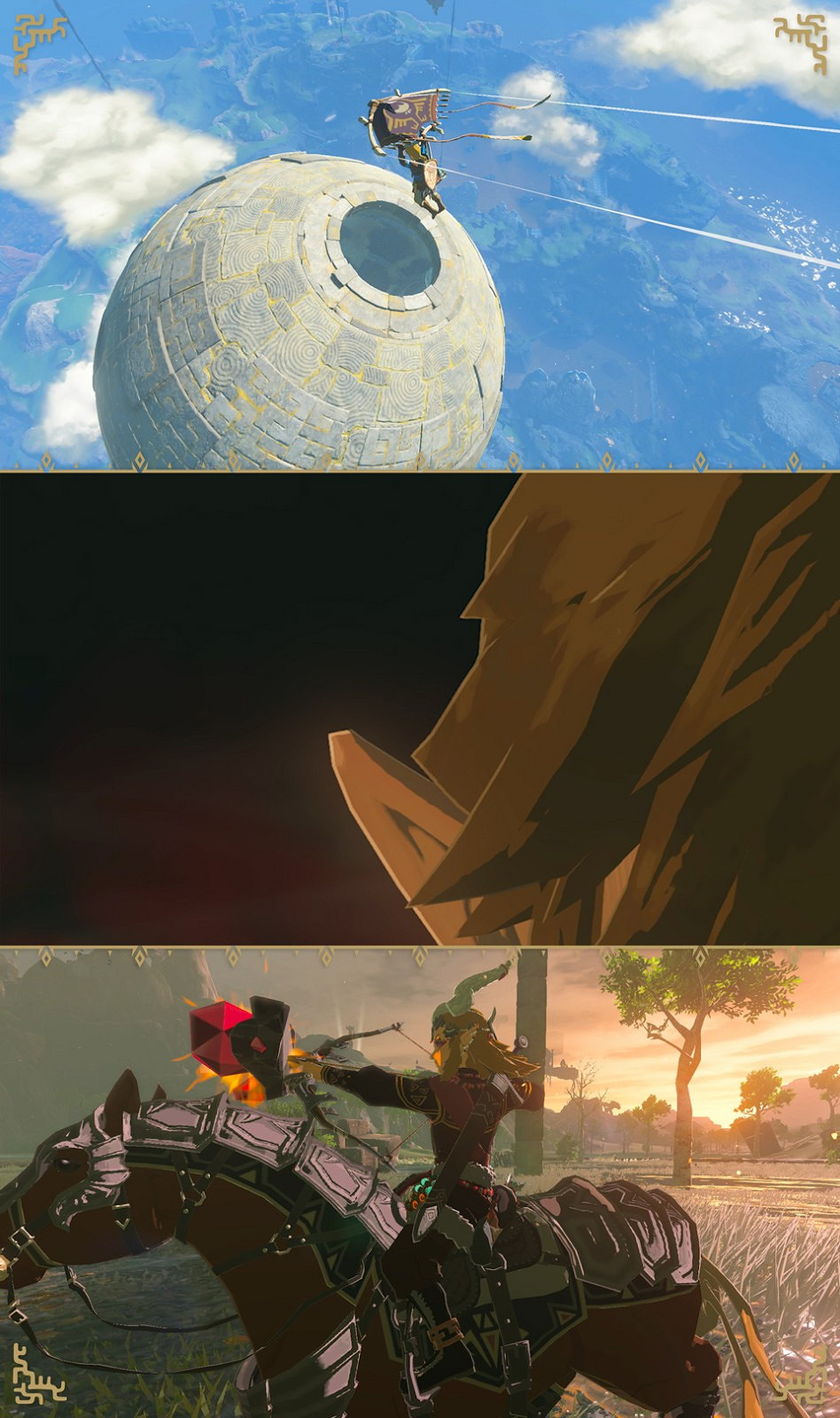 《薩爾達傳說：王國之淚》新截圖 林克拯救海拉魯王國