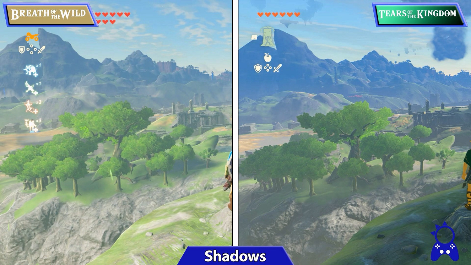 《王國之淚》《曠野之息》畫面對比 仍有掉幀問題！