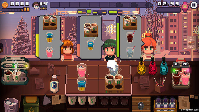 像素風咖啡店員模擬遊戲《Pixel Cafe》上架Steam！