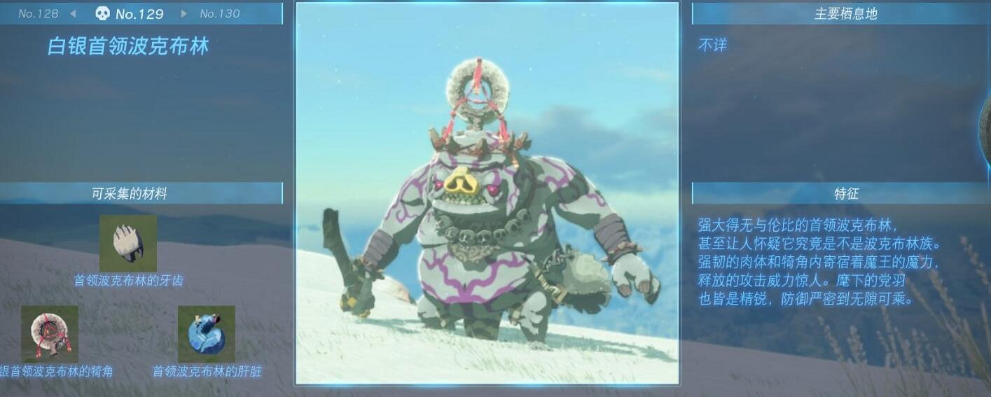 《塞爾達傳說王國之淚》怪物圖鑒大全 怪物掉落材料及位置匯總