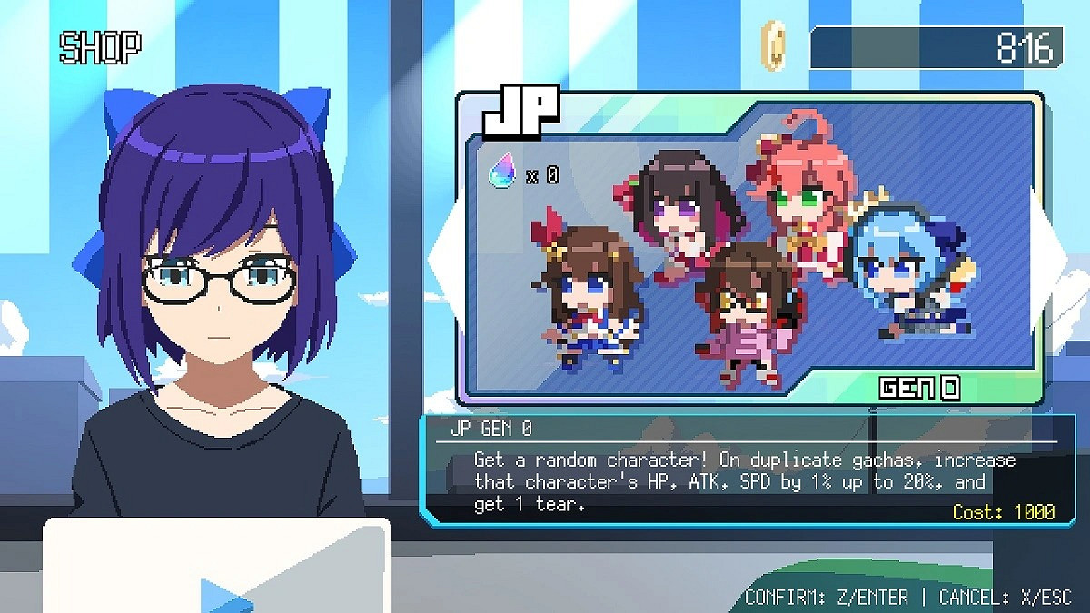 自製虛擬主播主題遊戲《HoloCure》即將登陸Steam