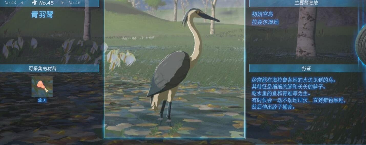 《塞爾達傳說王國之淚》動物棲息地大全 全動物圖鑒一覽