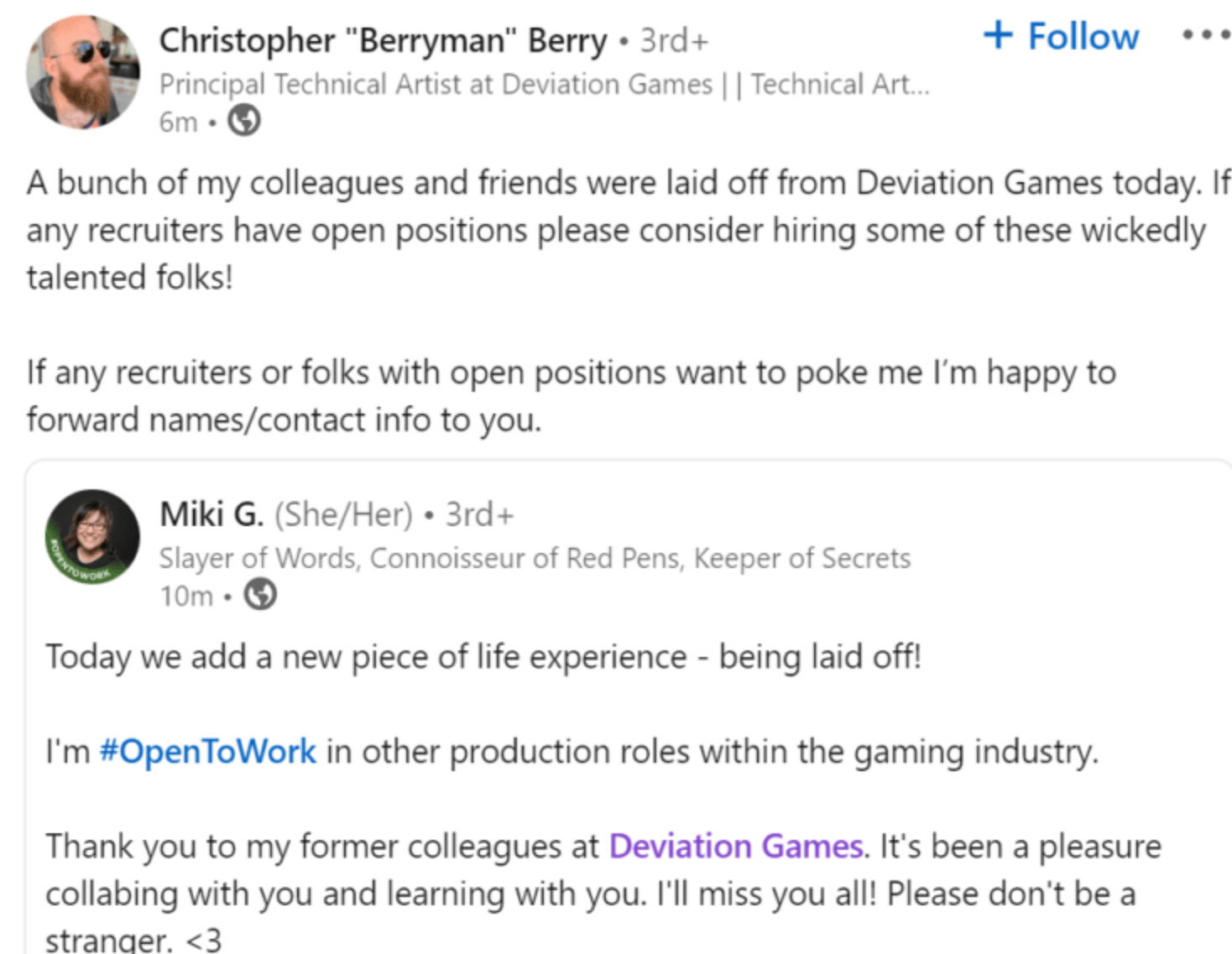PlayStation資助的工作室Deviation Games大裁員