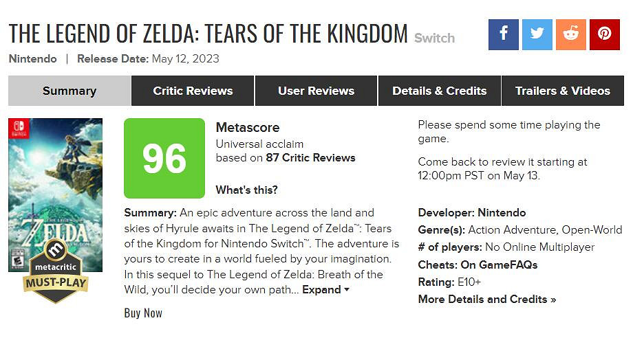 大廠做派有格局！微軟和索尼雙雙慶祝《王國之淚》發售