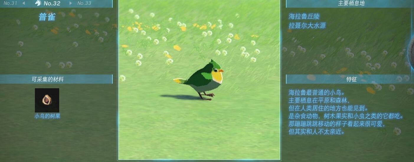 《塞爾達傳說王國之淚》動物棲息地大全 全動物圖鑒一覽