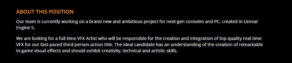 《暗邪西部》開發商正在開發一款第三人稱動作遊戲