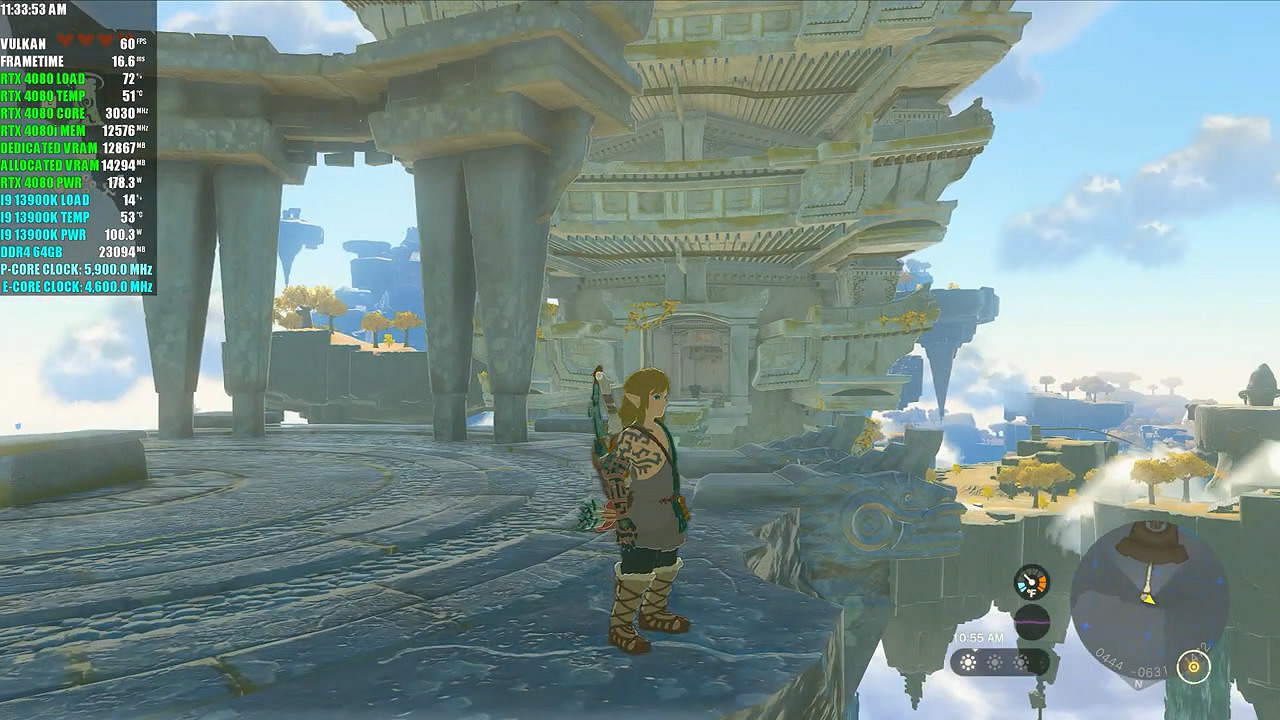 4K/60幀弱爆了!RTX4080《王國之淚》8K/60幀展示! 4K/60幀弱爆了!RTX4080《王國之淚》8K/60幀展示!