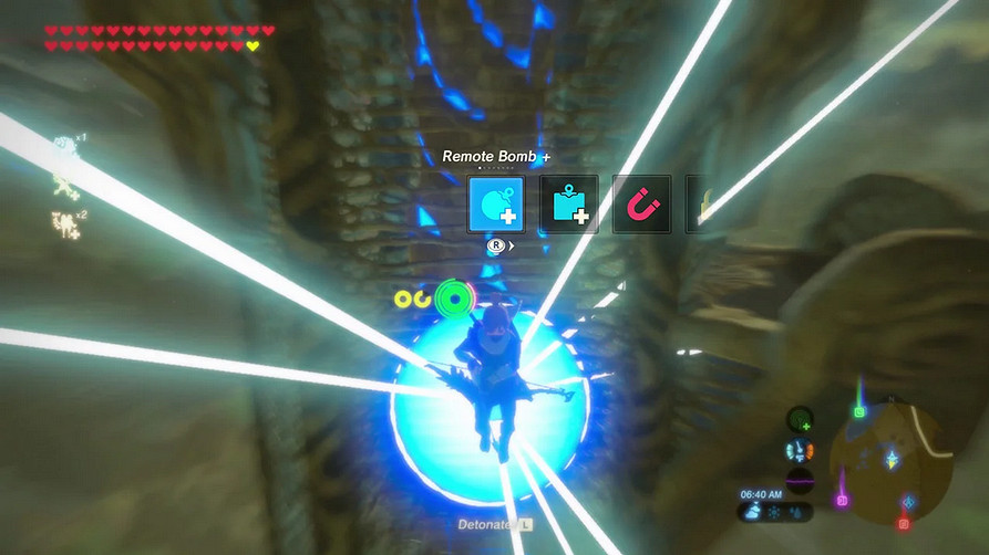 《薩爾達：王國之淚》“通天術”本是開發者偵錯工具