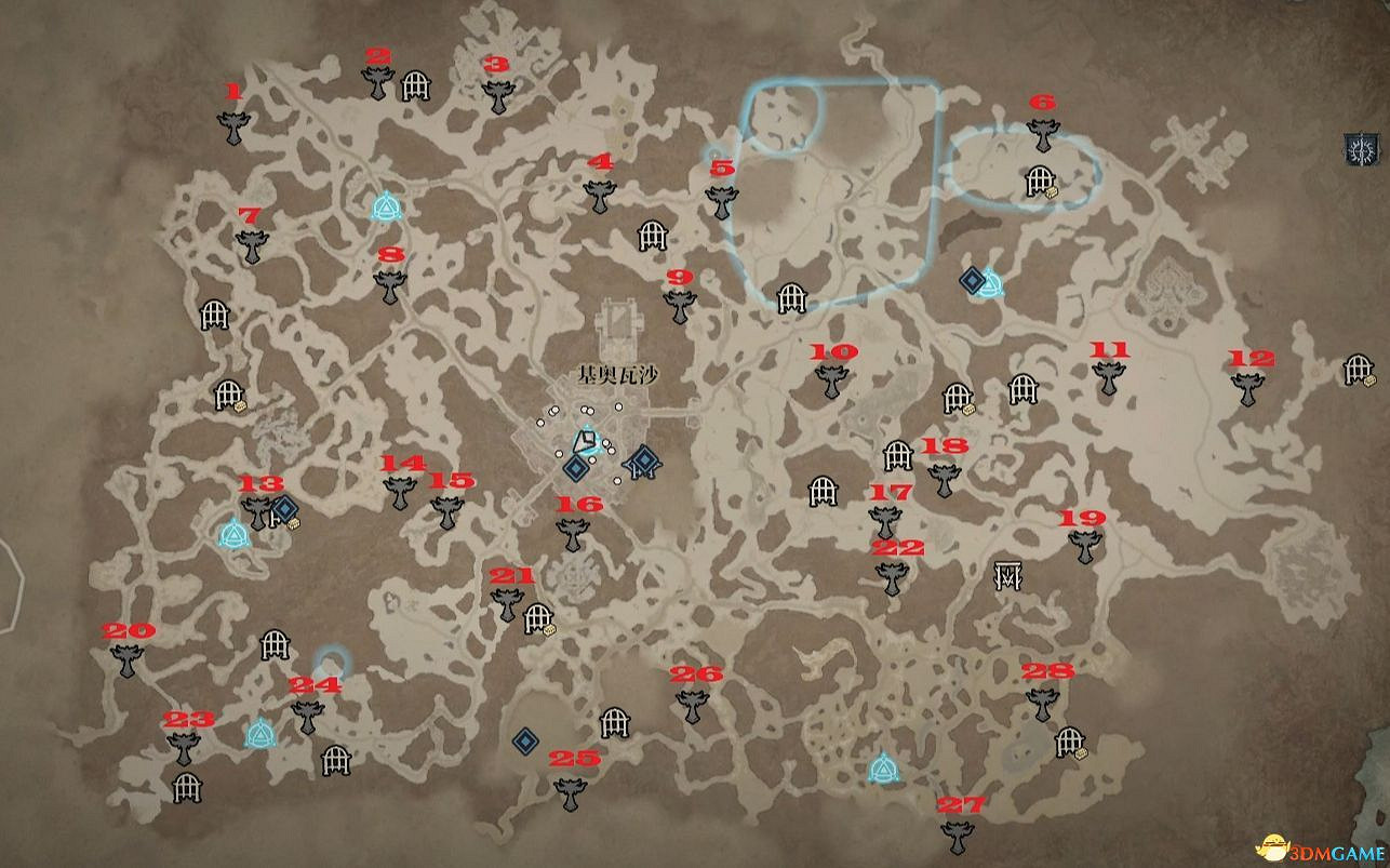 《暗黑破壞神4》破碎群峰全支線任務攻略 地城事件要塞攻略