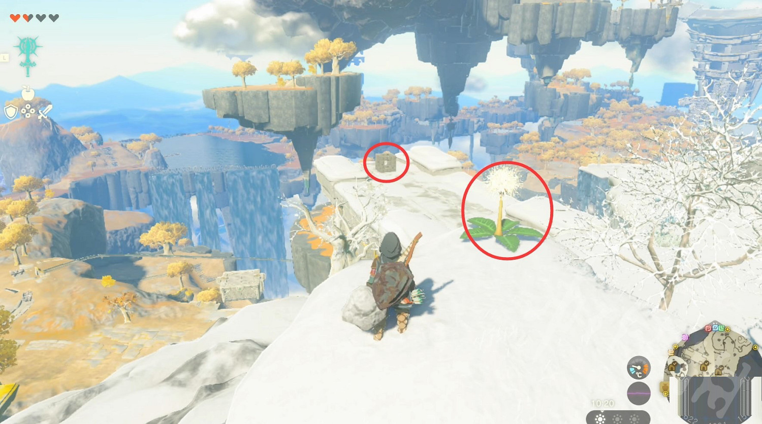 《塞爾達傳說王國之淚》初始空島呀哈哈位置匯總 初始空島全呀哈哈收集攻略 《塞爾達傳說王國之淚》初始空島呀哈哈位置匯總 初始空島全呀哈哈收集攻略