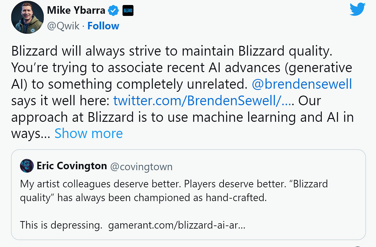 暴雪總裁澄清:《暗黑4》開發者沒有使用AI美術 暴雪總裁澄清:《暗黑4》開發者沒有使用AI美術