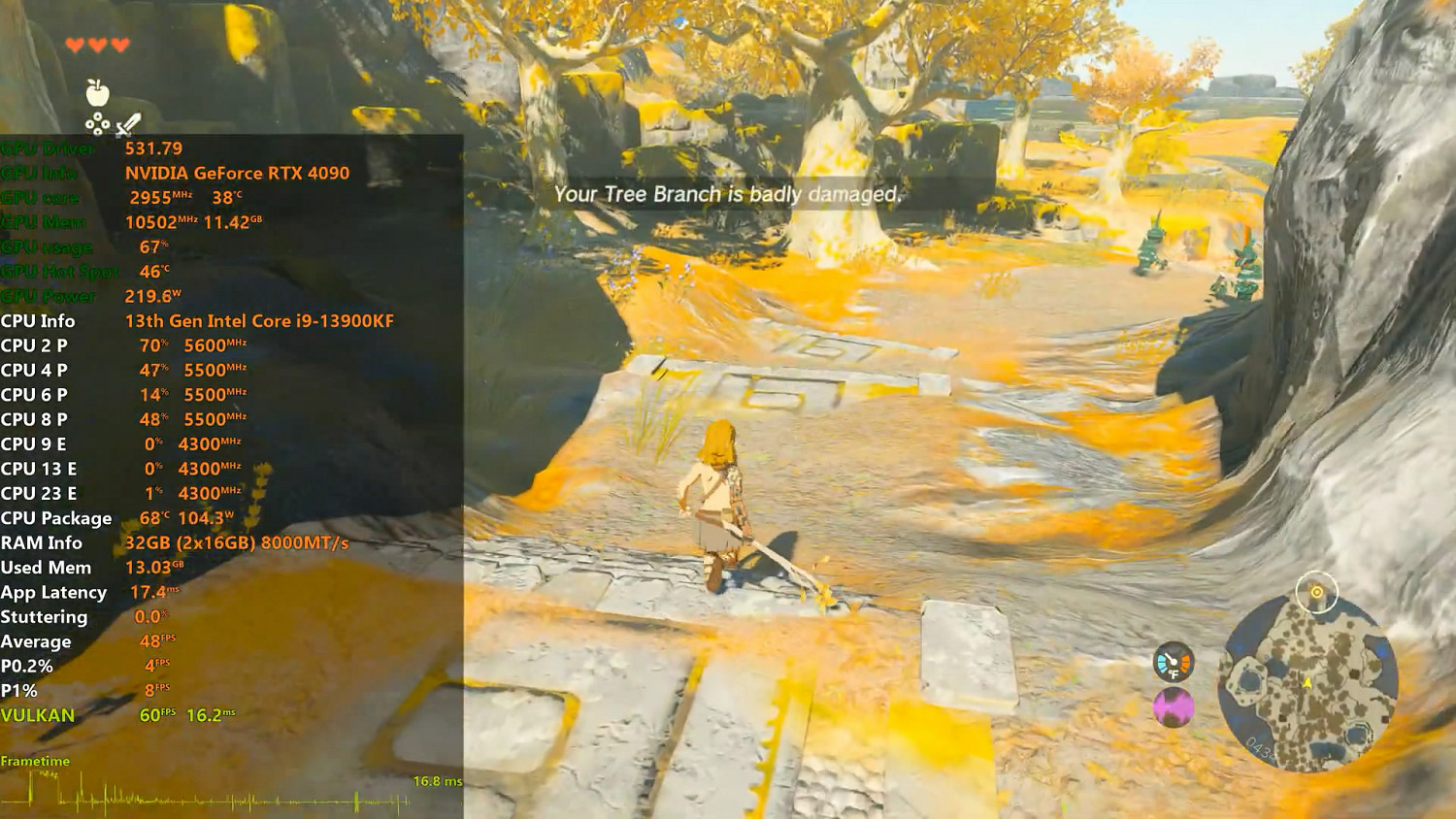 4K/60幀弱爆了!RTX4080《王國之淚》8K/60幀展示! 4K/60幀弱爆了!RTX4080《王國之淚》8K/60幀展示!