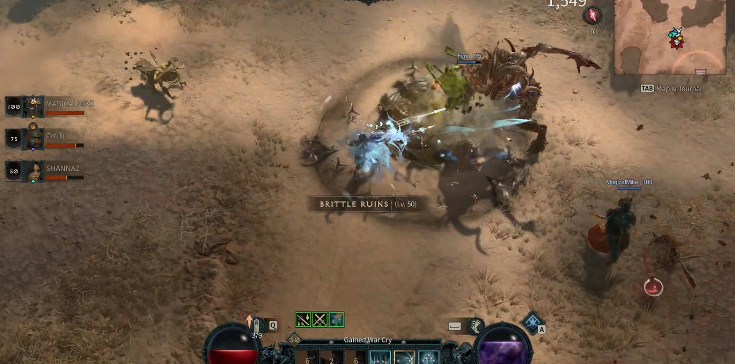 《暗黑4》終局內容展示：高難度地城+PvP