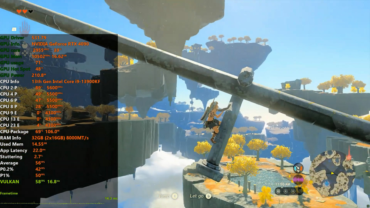 4K/60幀弱爆了!RTX4080《王國之淚》8K/60幀展示! 4K/60幀弱爆了!RTX4080《王國之淚》8K/60幀展示!