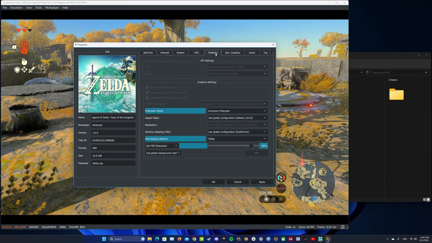 4090可以4k/60fps運行《薩爾達傳說：王國之淚》