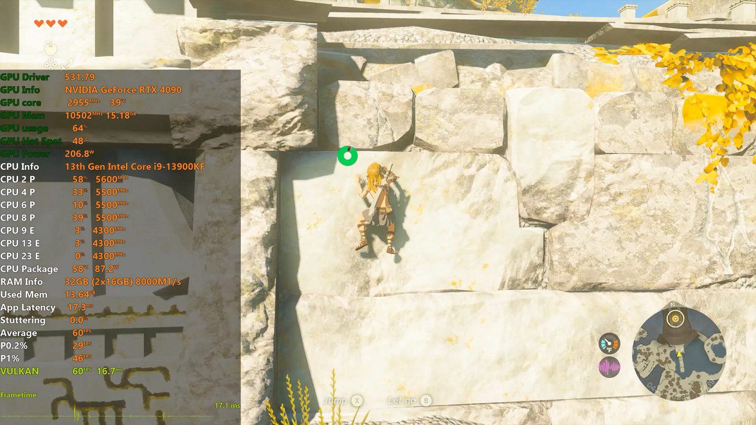 4K/60幀弱爆了!RTX4080《王國之淚》8K/60幀展示! 4K/60幀弱爆了!RTX4080《王國之淚》8K/60幀展示!