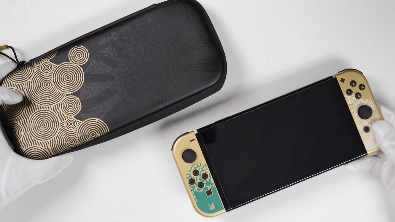 《塞爾達傳說：王國之淚》實體收藏版 手把 周邊開箱