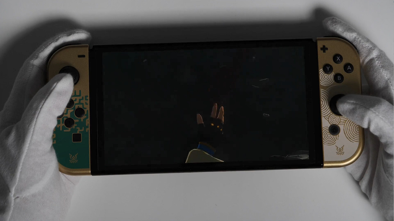 《塞爾達傳說：王國之淚》實體收藏版 手把 周邊開箱