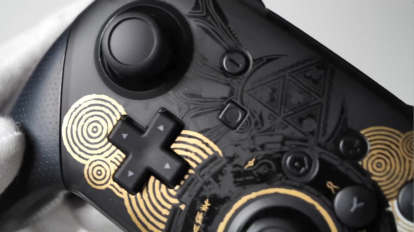 《塞爾達傳說：王國之淚》實體收藏版 手把 周邊開箱