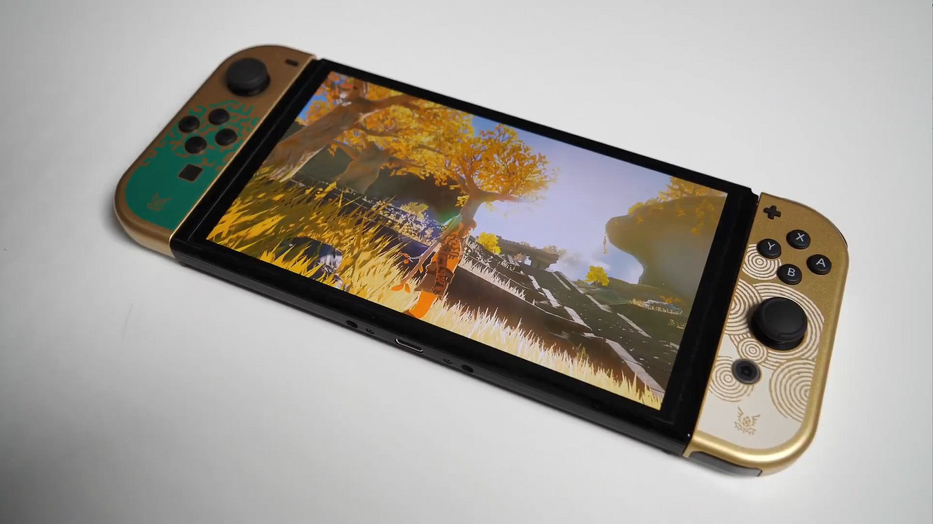 《塞爾達傳說：王國之淚》實體收藏版 手把 周邊開箱