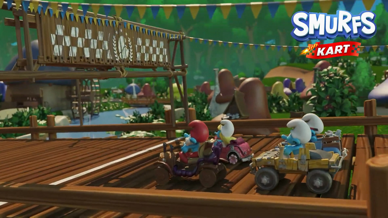 賽車遊戲《藍精靈卡丁車》將於8月在各大平台發售! 賽車遊戲《藍精靈卡丁車》將於8月在各大平台發售!