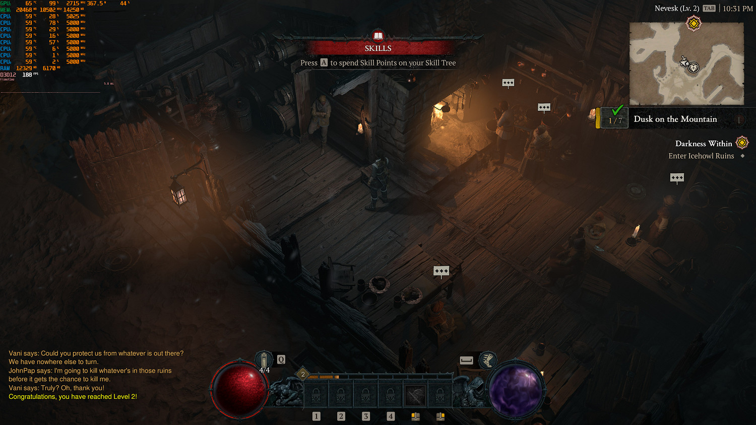 《暗黑4》開啟DLSS3 銳龍7000 CPU出現卡頓問題 《暗黑4》開啟DLSS3 銳龍7000 CPU出現卡頓問題