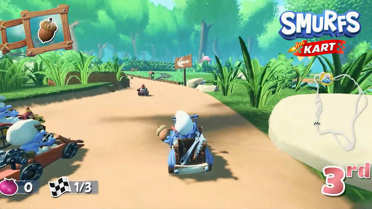 賽車遊戲《藍精靈卡丁車》將於8月在各大平台發售! 賽車遊戲《藍精靈卡丁車》將於8月在各大平台發售!