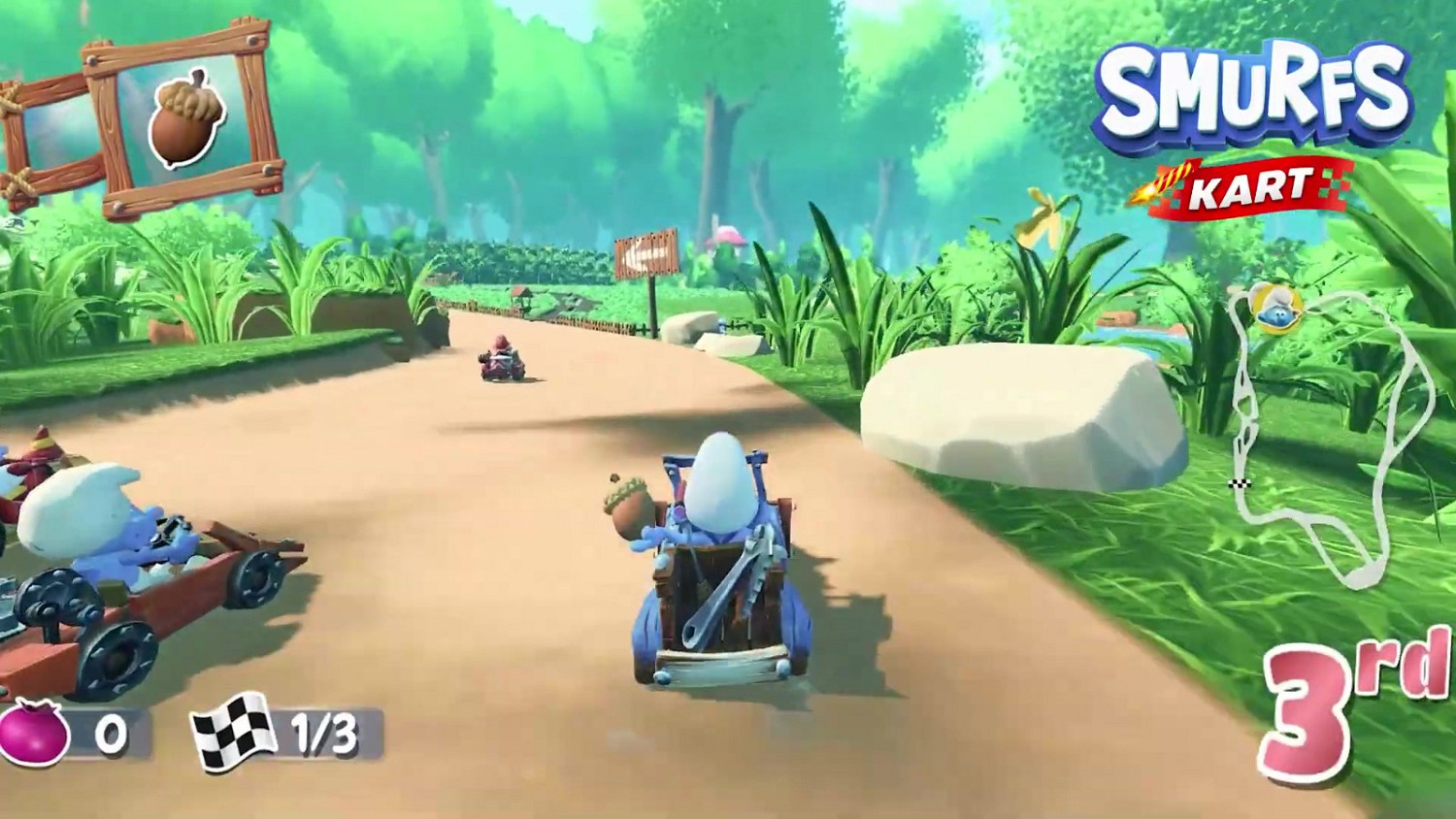 原Switch遊戲《藍精靈卡丁車》8/22登陸各大平台