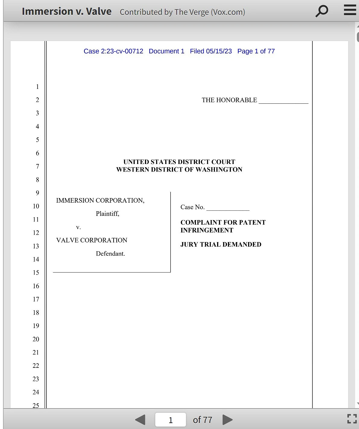 遇到專利流氓了！Steam Deck掌機因振動反饋技術被起訴