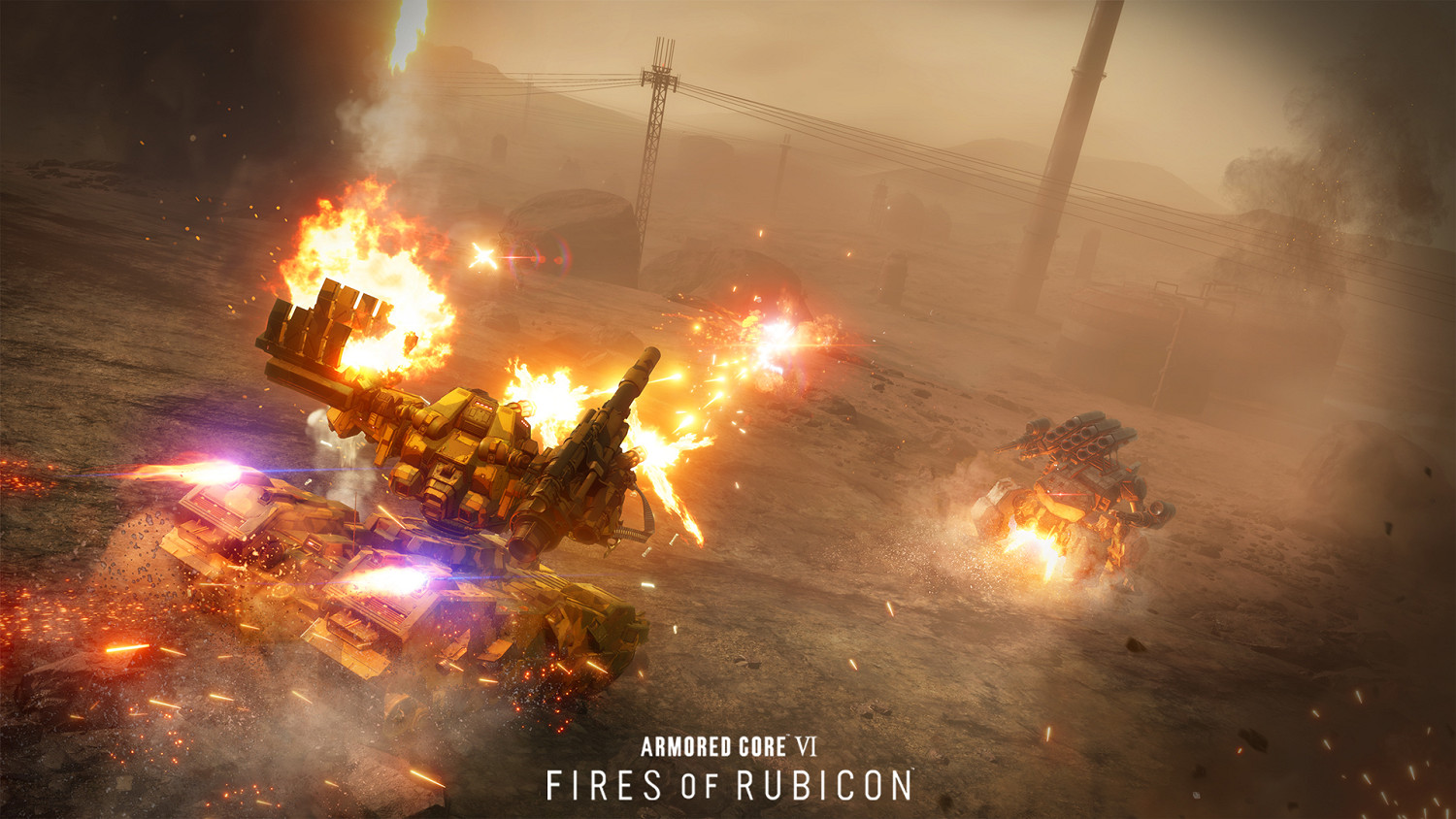 官方公布《裝甲核心6》新截圖！超酷機甲火力傾瀉！