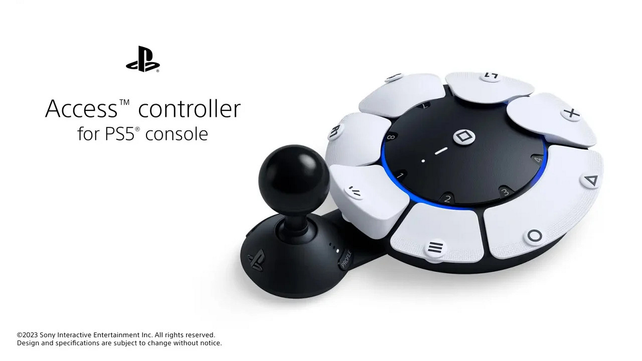 索尼無障礙手把定名AccessController 殘疾人也能玩PS5 索尼無障礙手把定名AccessController 殘疾人也能玩PS5