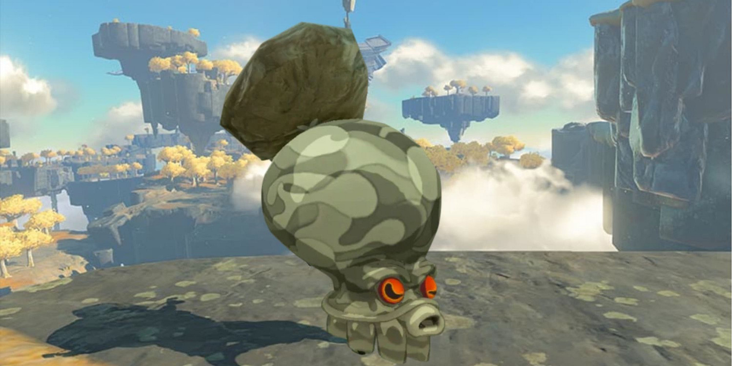 《塞爾達傳說:王國之淚》岩石章魚怪不只能修復武器 《塞爾達傳說:王國之淚》岩石章魚怪不只能修復武器