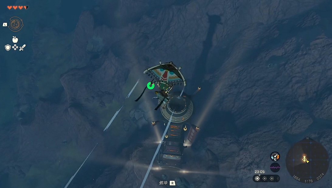 《塞爾達傳說王國之淚》奧爾汀峽谷鳥望台解鎖方法