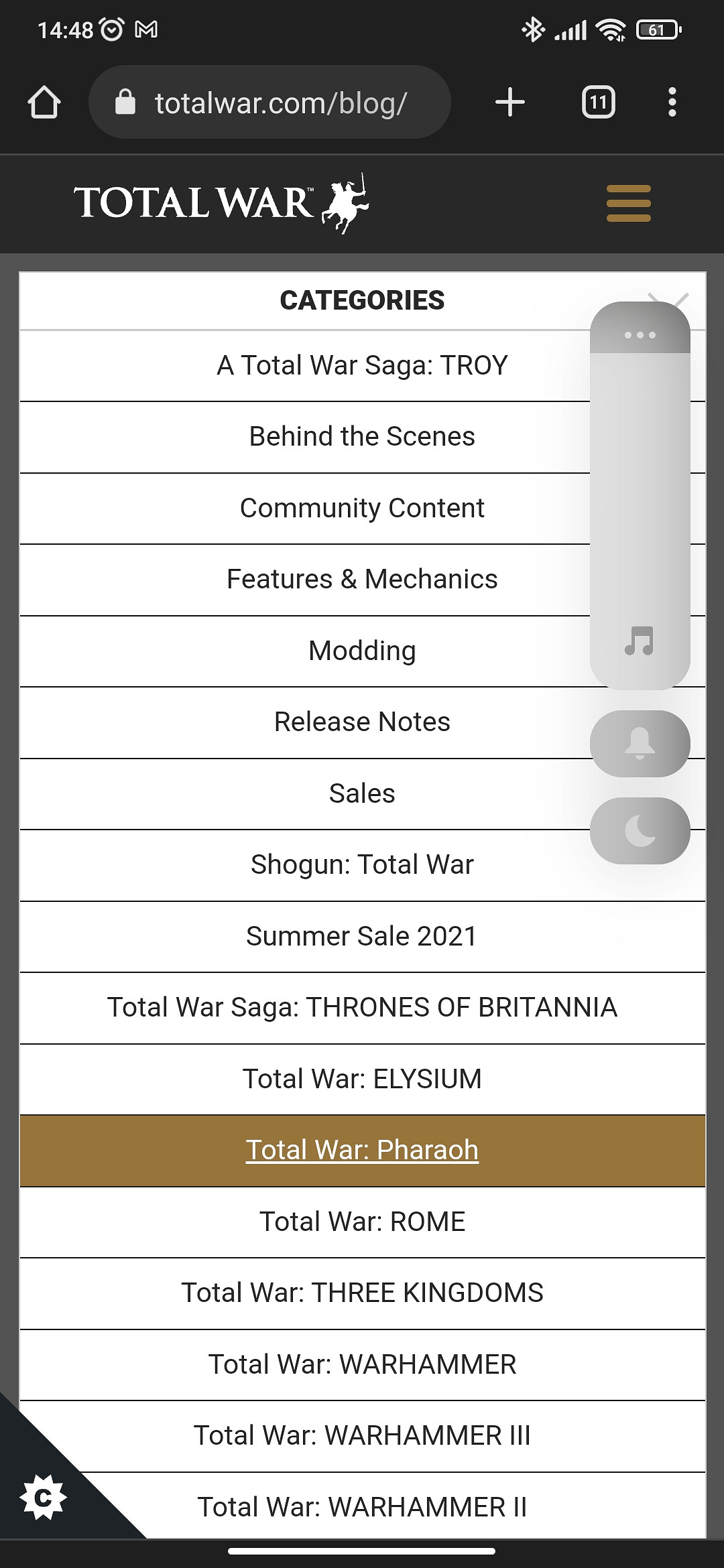 埃及法老王？《全面戰爭》系列新作副標題疑似曝光！