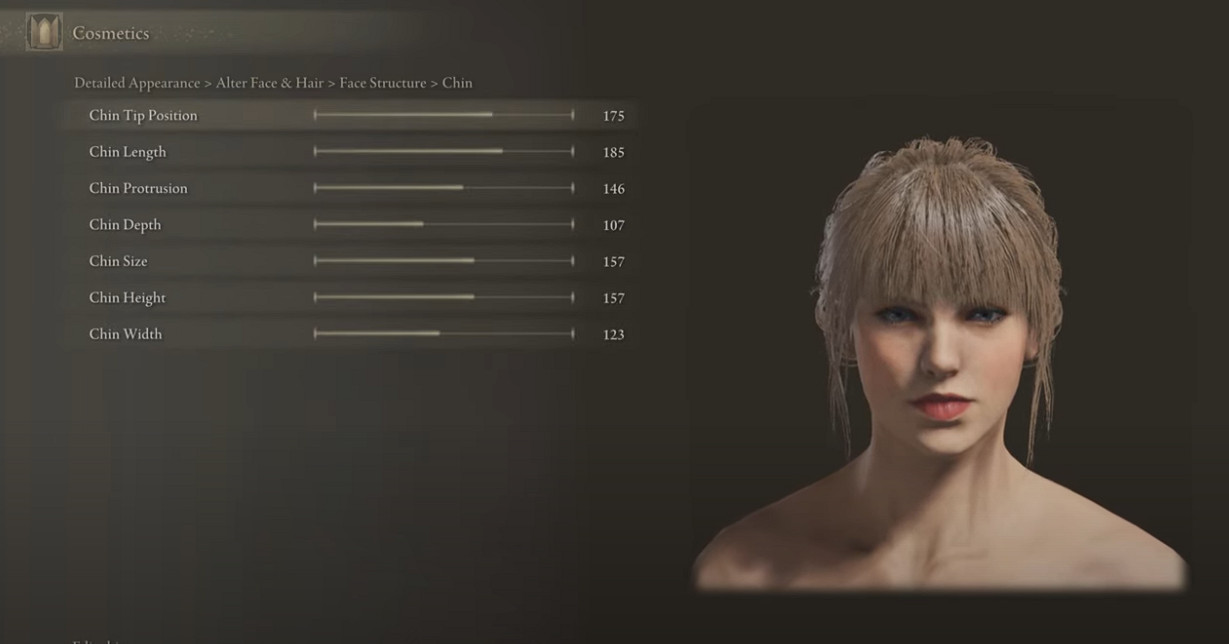 太像了吧!玩家在《艾爾登法環》中捏出泰勒·斯威夫特 太像了吧!玩家在《艾爾登法環》中捏出泰勒·斯威夫特