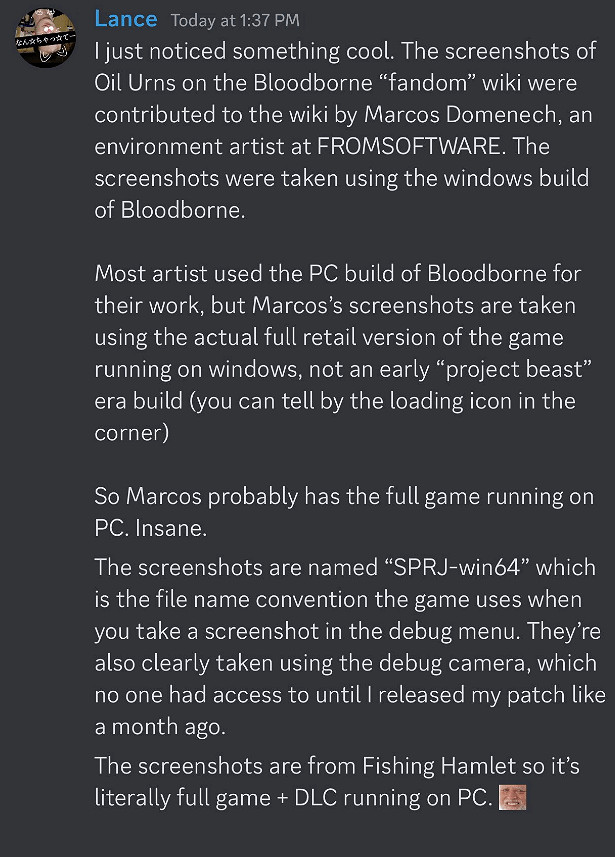 爆料人稱親眼見過《血源詛咒》在Win7上運行！然而……