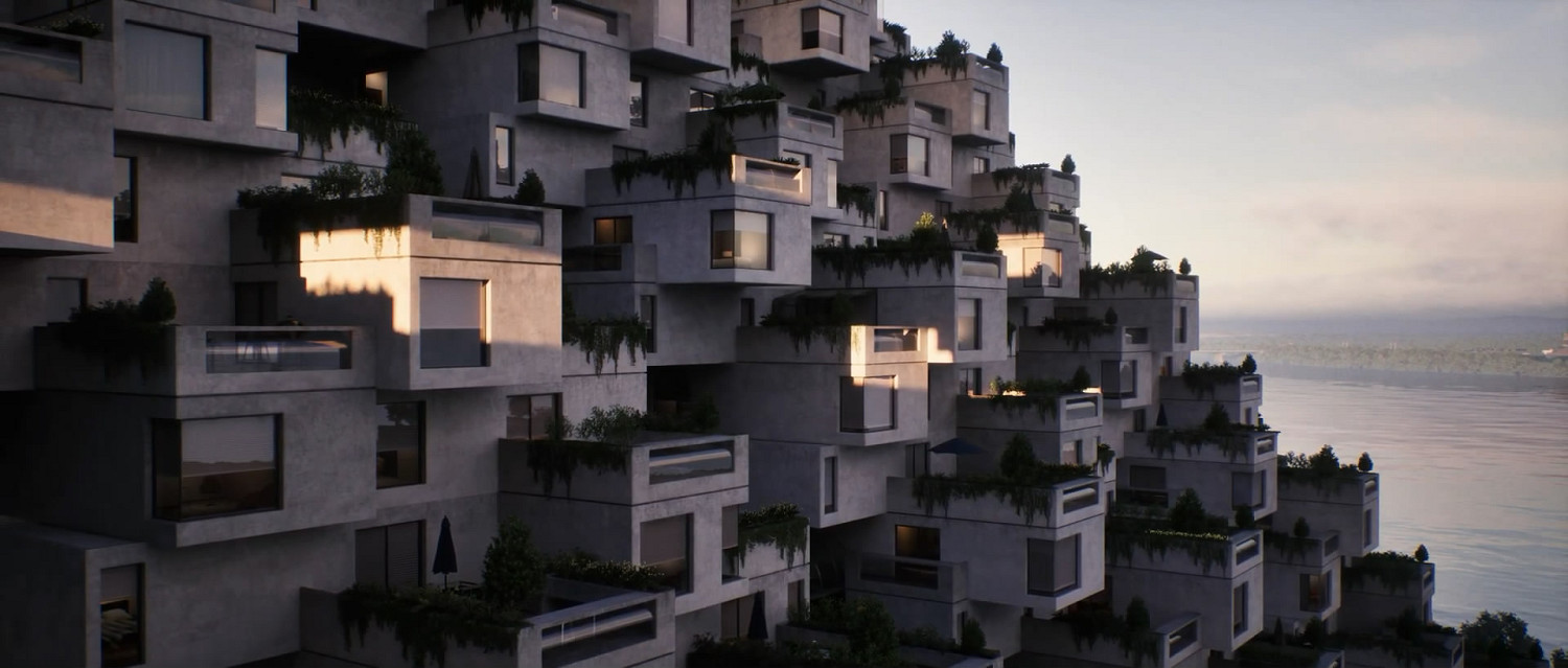 虛幻5「Hillside Sample」Demo展示:重現Habitat 67 虛幻5「Hillside Sample」Demo展示:重現Habitat 67