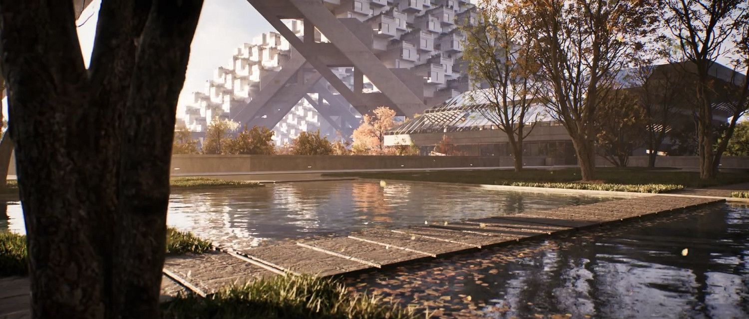 虛幻5「Hillside Sample」Demo展示:重現Habitat 67 虛幻5「Hillside Sample」Demo展示:重現Habitat 67