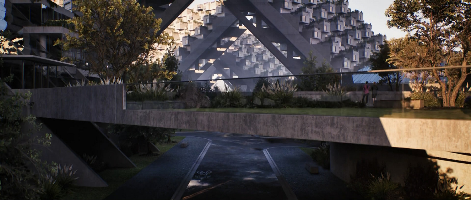 虛幻5「Hillside Sample」Demo展示:重現Habitat 67 虛幻5「Hillside Sample」Demo展示:重現Habitat 67