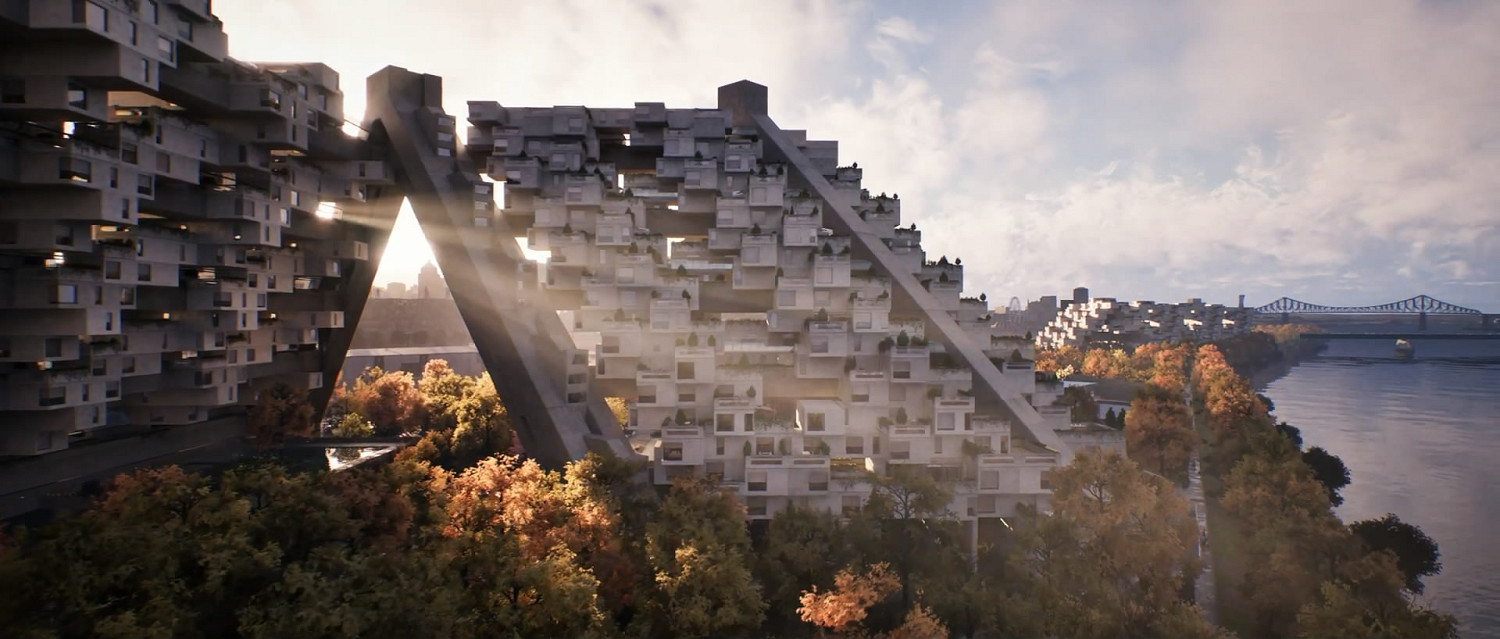 虛幻5「Hillside Sample」Demo展示:重現Habitat 67 虛幻5「Hillside Sample」Demo展示:重現Habitat 67